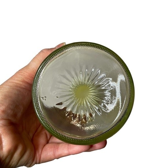 Vintage 1976 Log Cabin Bald Eagle Motif Glass Syrup Pitcher - Picture 4 of 7